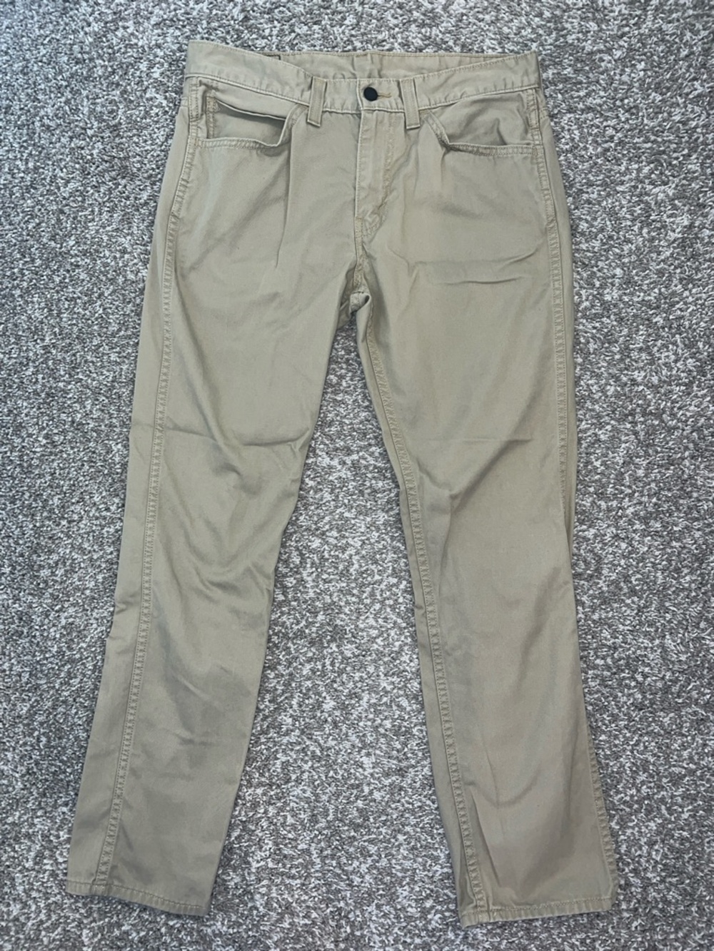 Levi's Men's Khaki Straight-Leg Chinos